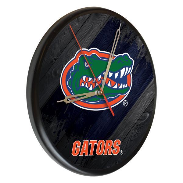University of Florida 13" Solid Wood Clock - Black - Officially Licensed - Made in USA 