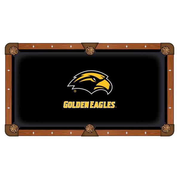 University of Southern Mississippi Hainsworth Pool Table Cloth - Officially Licensed Logo - Worsted Cloth 