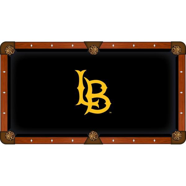 Long Beach State University Hainsworth Pool Table Cloth - Officially Licensed Logo - Worsted Cloth 