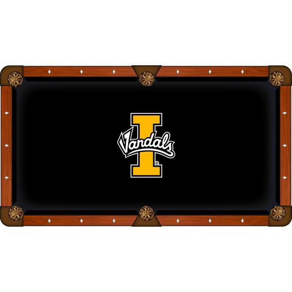 University of Idaho Hainsworth Pool Table Cloth - Officially Licensed Logo - Worsted Cloth 
