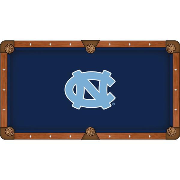 University of North Carolina Hainsworth Pool Table Cloth - Officially Licensed Logo - Worsted Cloth 