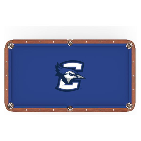 Creighton University Hainsworth Pool Table Cloth - Officially Licensed Logo - Worsted Cloth 