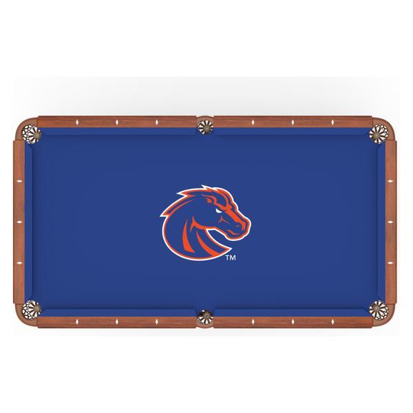 Boise State University Hainsworth Pool Table Cloth - Officially Licensed Logo - Worsted Cloth 