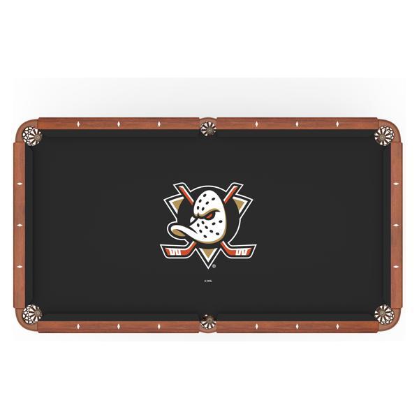 Anaheim Ducks Hainsworth Pool Table Cloth - Officially Licensed Logo - Worsted Cloth 