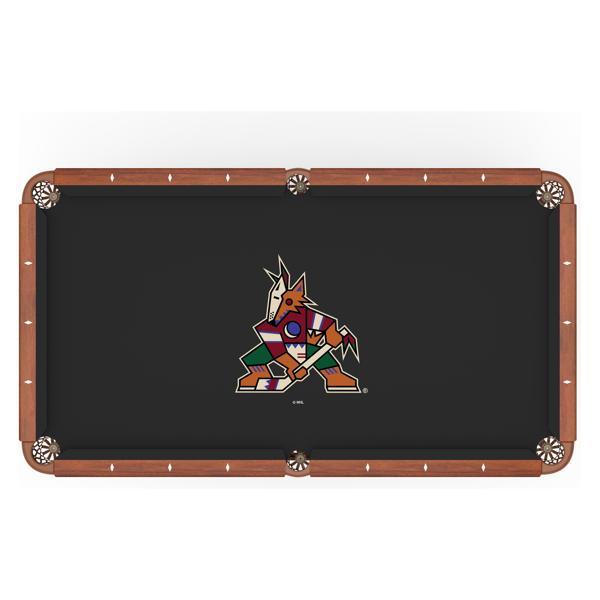 Arizona Coyotes Hainsworth Pool Table Cloth - Officially Licensed Logo - Worsted Cloth 