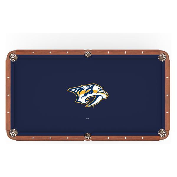 Nashville Predators Hainsworth Pool Table Cloth - Officially Licensed Logo - Worsted Cloth 