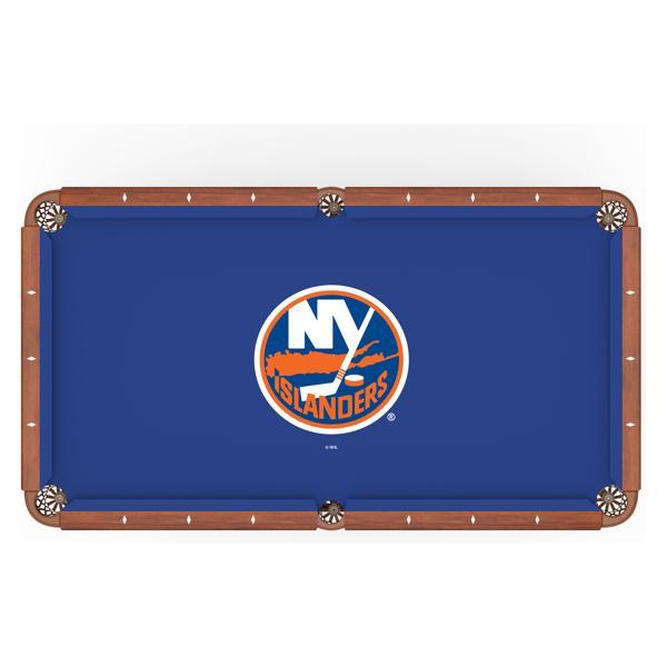New York Islanders Hainsworth Pool Table Cloth - Officially Licensed Logo - Worsted Cloth 