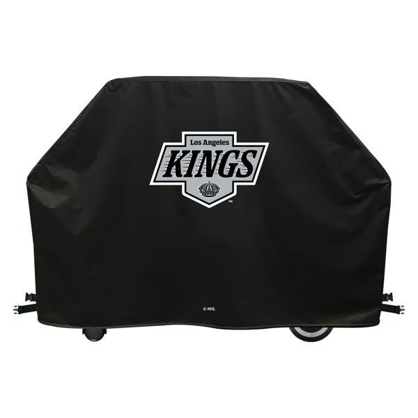 Los Angeles Kings Grill Cover - Black Marine Grade Vinyl - Officially Licensed - UV Resistant - Made in USA 