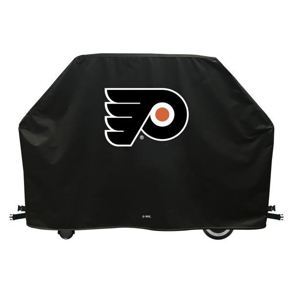 Philadelphia Flyers Grill Cover - Black Marine Grade Vinyl - Officially Licensed - UV Resistant - Made in USA - Logo 2 