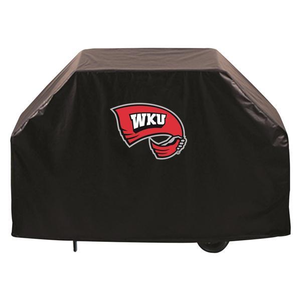 Western Kentucky University Grill Cover - Black Marine Grade Vinyl - Officially Licensed - UV Resistant - Made in USA 