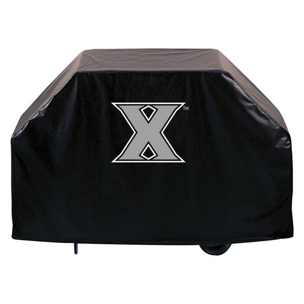 Xavier Grill Cover - Black Marine Grade Vinyl - Officially Licensed - UV Resistant - Made in USA 