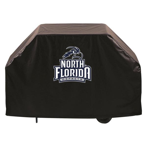 University of North Florida Grill Cover - Black Marine Grade Vinyl - Officially Licensed - UV Resistant - Made in USA 