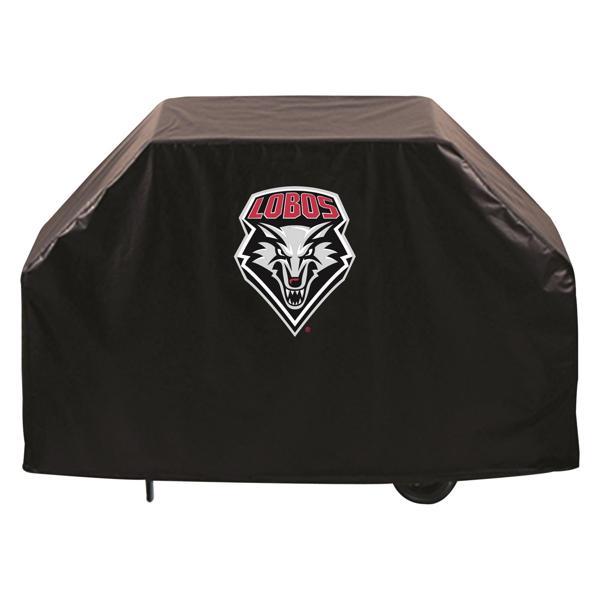 University of New Mexico Grill Cover - Black Marine Grade Vinyl - Officially Licensed - UV Resistant - Made in USA 