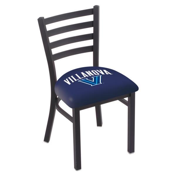 Villanova University Chair - Black Wrinkle Finish - 18" Seat Height - Commercial Grade Vinyl 