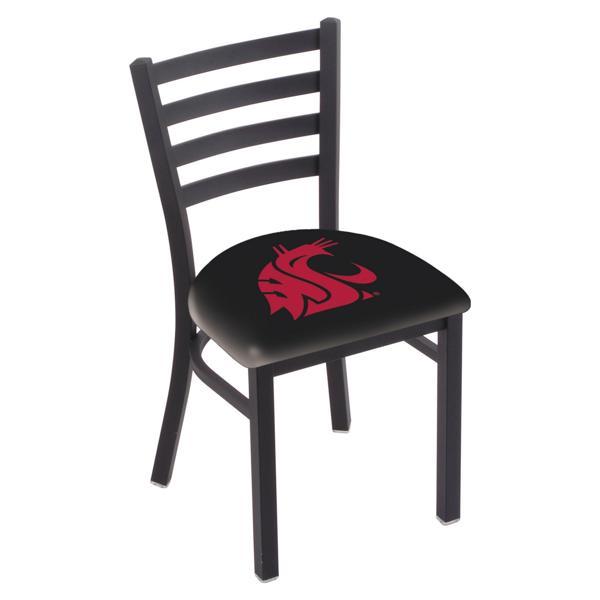 Washington State University Chair - Black Wrinkle Finish - 18" Seat Height - Commercial Grade Vinyl 
