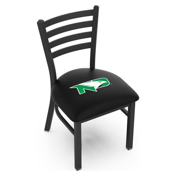 University of North Dakota Chair - Black Wrinkle Finish - 18" Seat Height - Commercial Grade Vinyl 