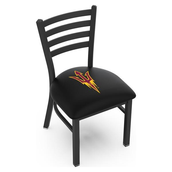 Arizona State University Chair - Black Wrinkle Finish - 18" Seat Height - Commercial Grade Vinyl - Logo 3 