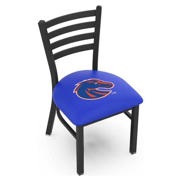 Boise State University Chair - Black Wrinkle Finish - 18" Seat Height - Commercial Grade Vinyl 