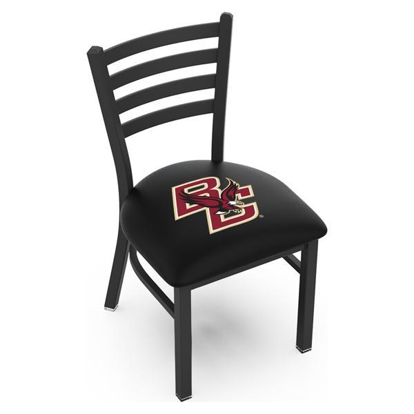 Boston College Chair - Black Wrinkle Finish - 18" Seat Height - Commercial Grade Vinyl 