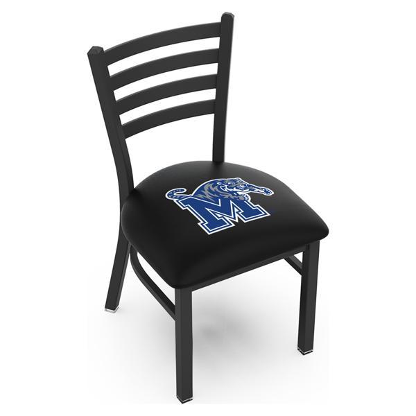 University of Memphis Chair - Black Wrinkle Finish - 18" Seat Height - Commercial Grade Vinyl 