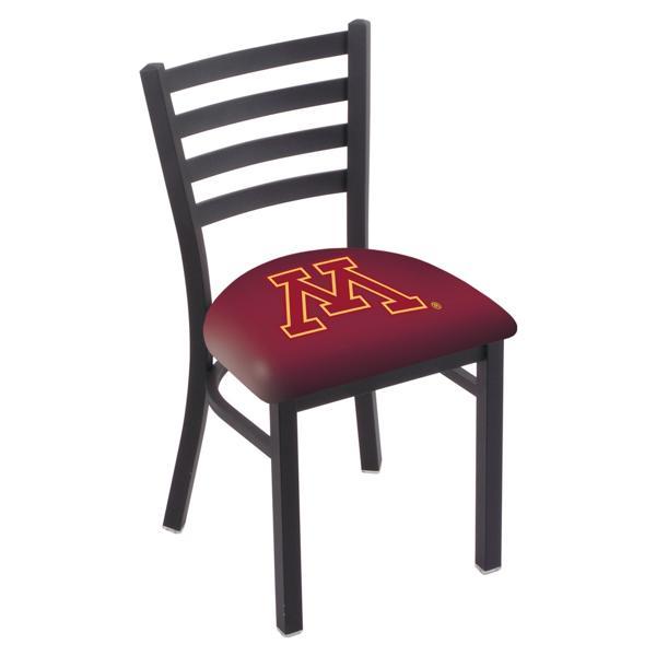 University of Minnesota Chair - Black Wrinkle Finish - 18" Seat Height - Commercial Grade Vinyl 