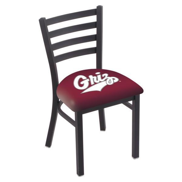 University of Montana Chair - Black Wrinkle Finish - 18" Seat Height - Commercial Grade Vinyl 
