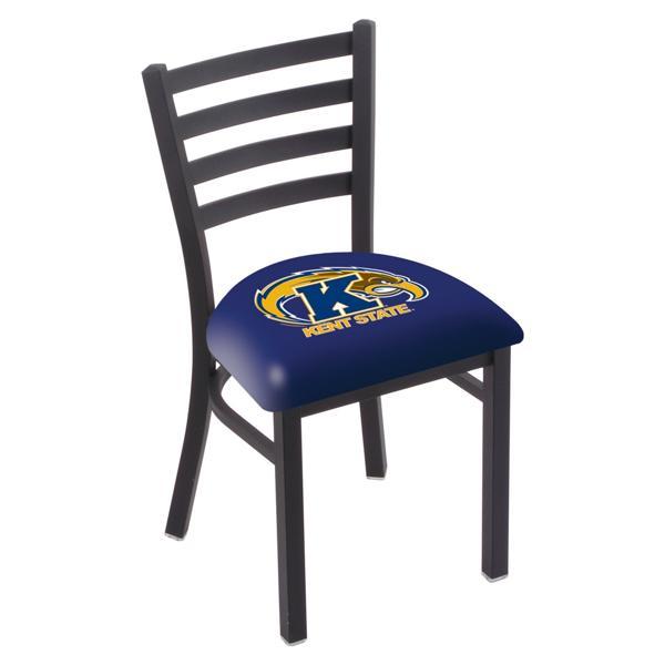 Kent State University Chair - Black Wrinkle Finish - 18" Seat Height - Commercial Grade Vinyl 