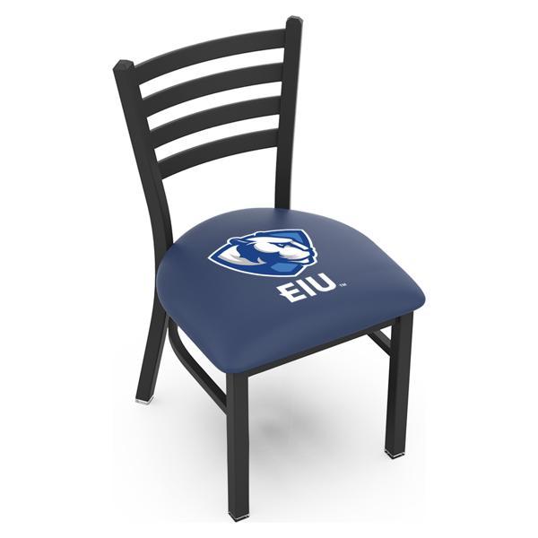 Eastern Illinois University Chair - Black Wrinkle Finish - 18" Seat Height - Commercial Grade Vinyl 