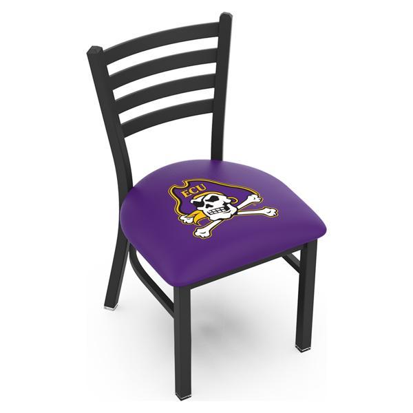 East Carolina University Chair - Black Wrinkle Finish - 18" Seat Height - Commercial Grade Vinyl 