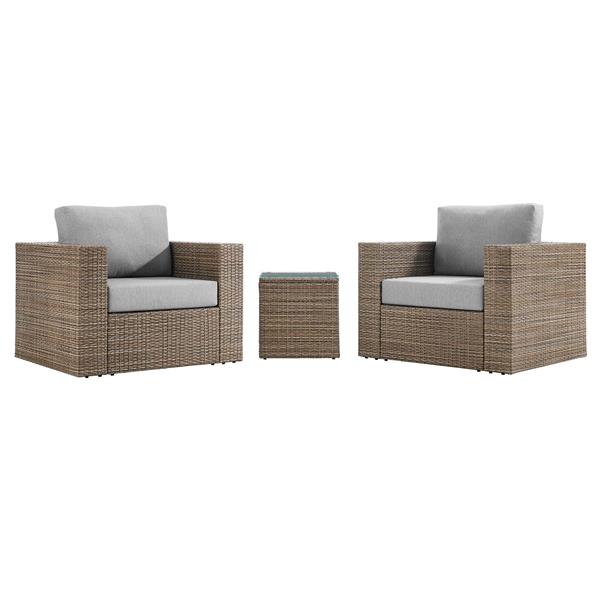 Modway Convene Outdoor Patio Furniture Set - Thumbnail 2