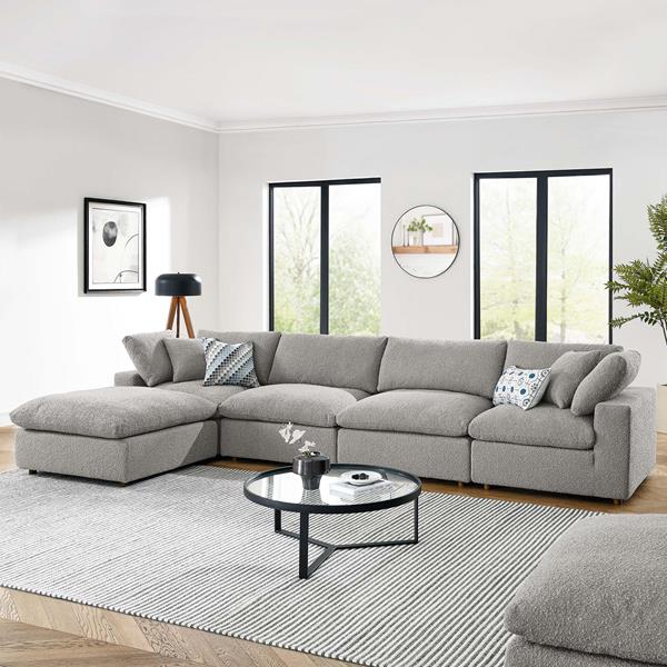 Commix 5-piece modular style sectional sofa